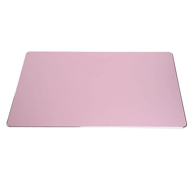 300x240Mm Frosted Matte Slim Aluminum Mouse Pad Pc Computer Skid Laptop Gaming Mousepad For Apple For Mackbook(Rose Gold)