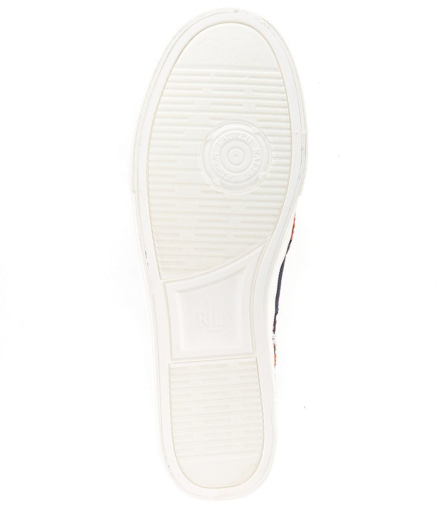 Lauren Ralph Lauren Jinny Floral Embroidered Slip-On Sneakers