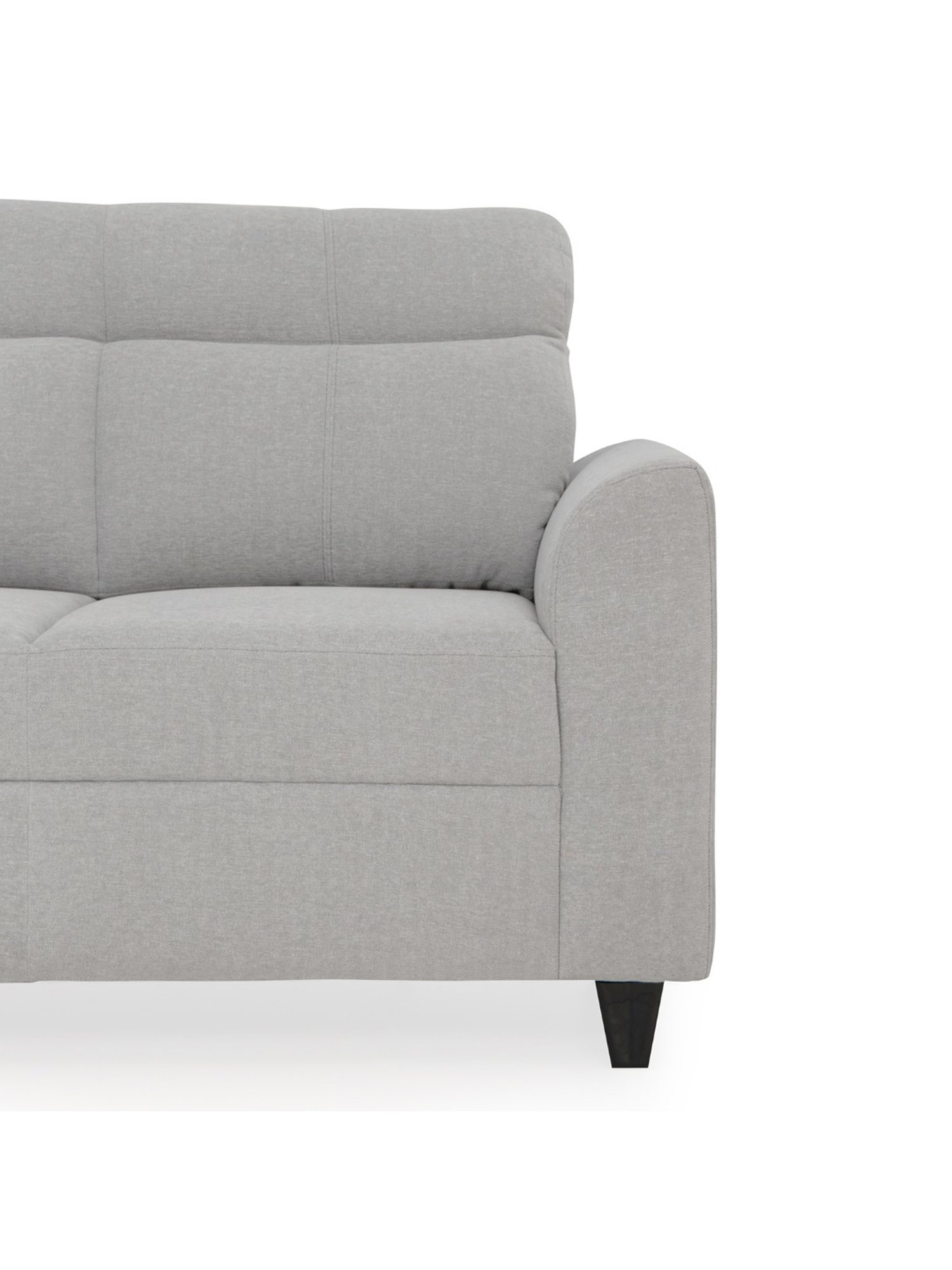 Duroflex Zivo Plus Grey Solid Wood 2 Seater Sofa Set