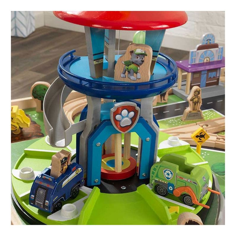 KidKraft 18021 Paw Patrol Plywood Interactive Adventure Play Bay Table, 70 Piece