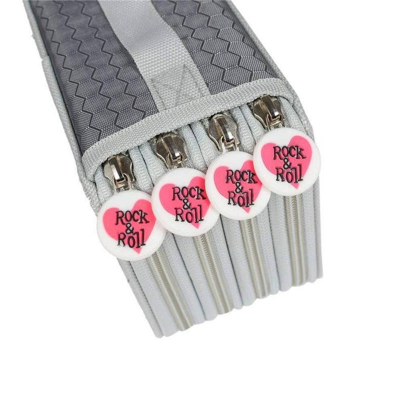 O,Like Large Capacity Oxford 72 Piece Colors Multi-layer Pencil Case Pen Bag Pouch Stationary Case Art Sketch pencil holder bag (grey)