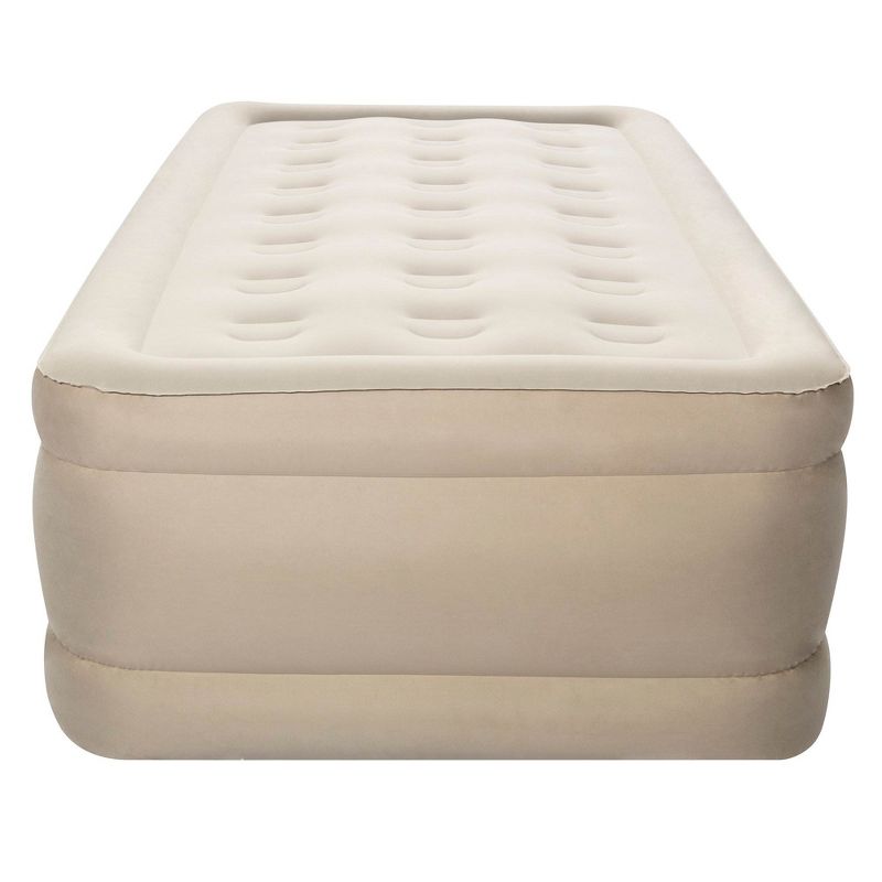 Bestway Fortech 20" Inflatable Twin Airbed Air Mattress & Built-In Pump (2 Pack)