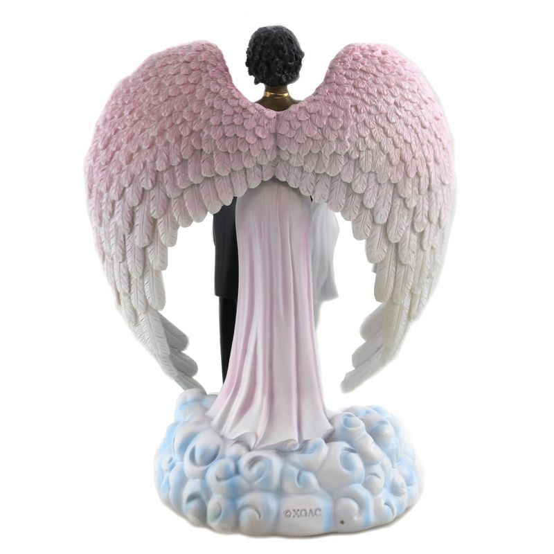 Black Art 8.75" Wedding Guardian Marriage Celebration Love  -  Decorative Figurines