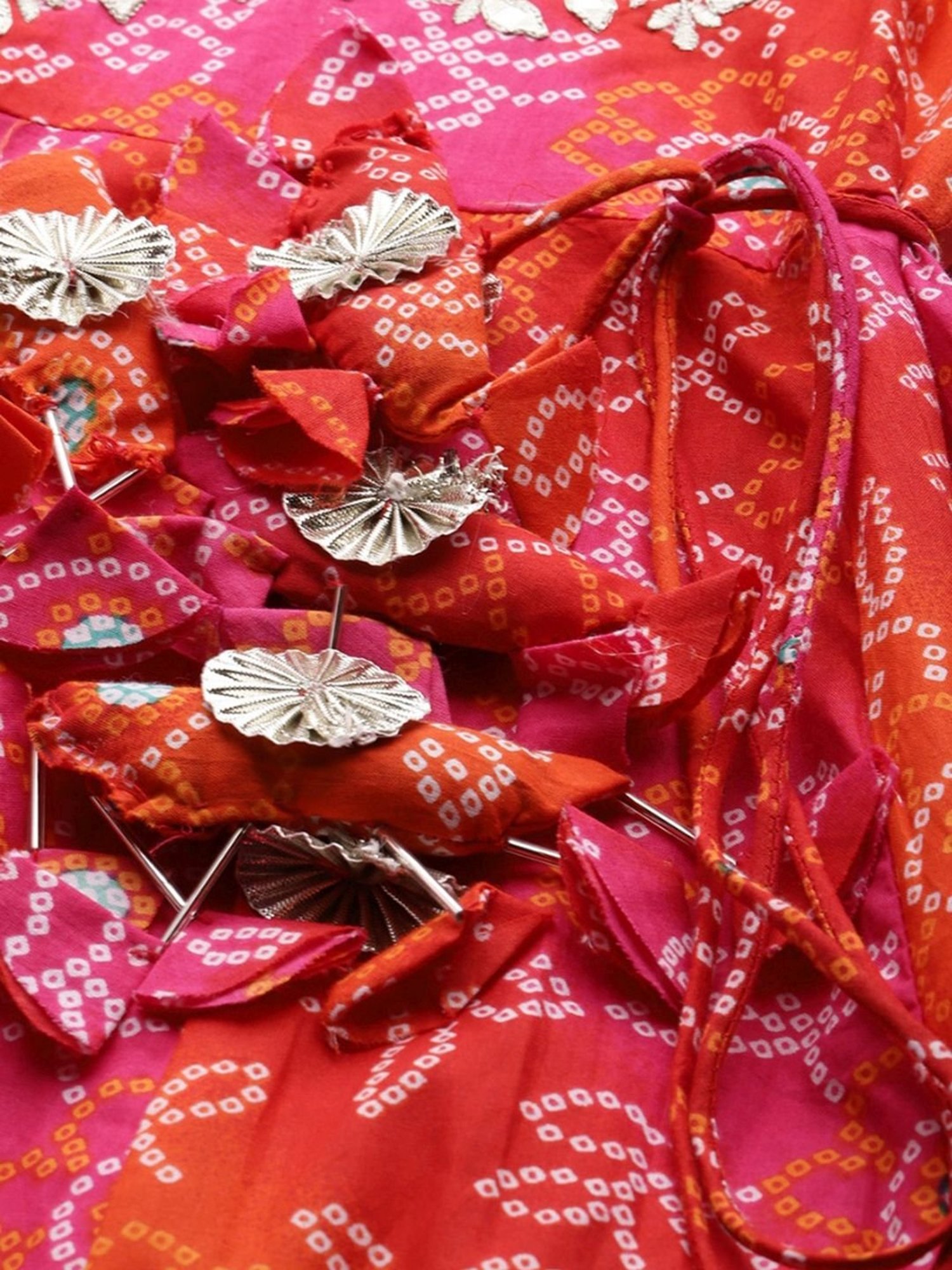 Saffron Threads Black Printed Straight Kurta