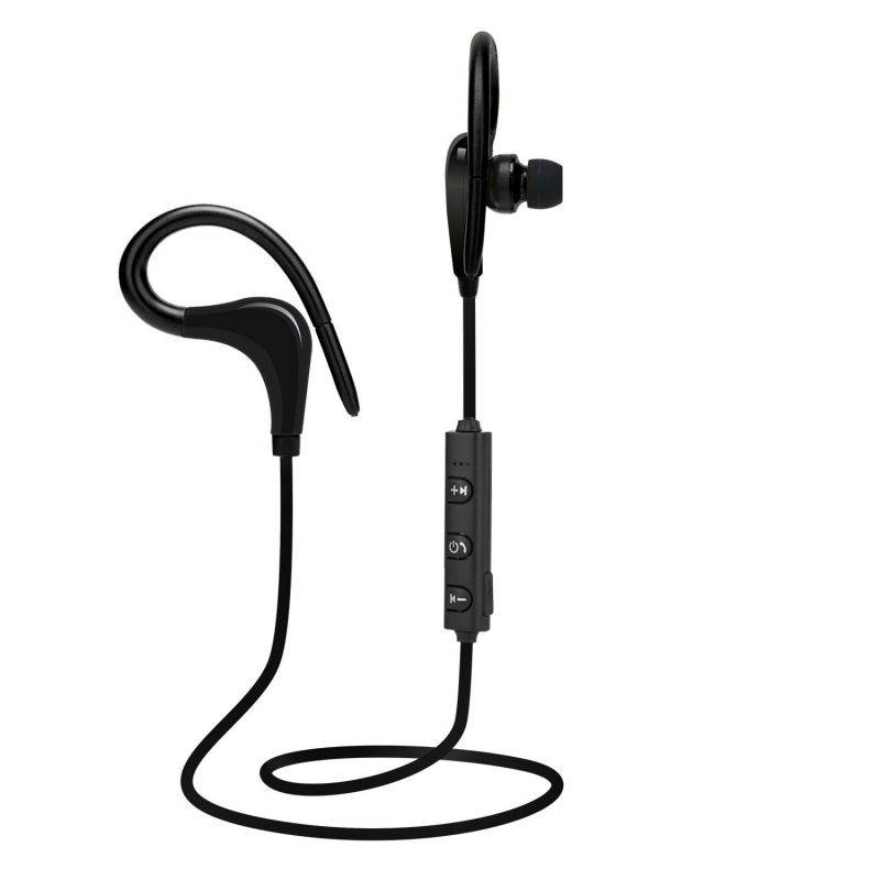 LEORY Bluetooth 4.1 Earphone Sport Running Wireless earphone With Microphone Auriculares Black - Black