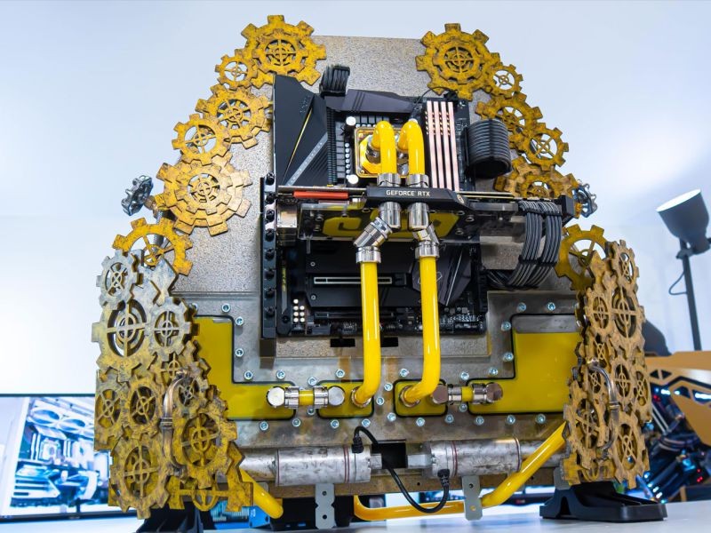 Graphics Card 6+2Pin 8Pin Male to Male Adapter Power Cable for Great Wall Dragon Module Power Supply with Net Cover,Black,about 58cm