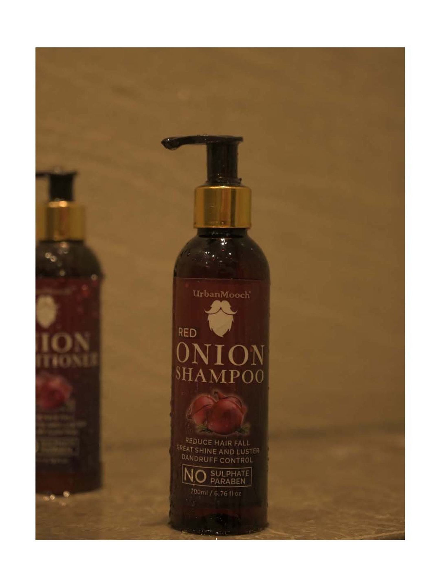 UrbanMooch Onion Hair Oil & Onion Shampoo Combo Set - 400 ml