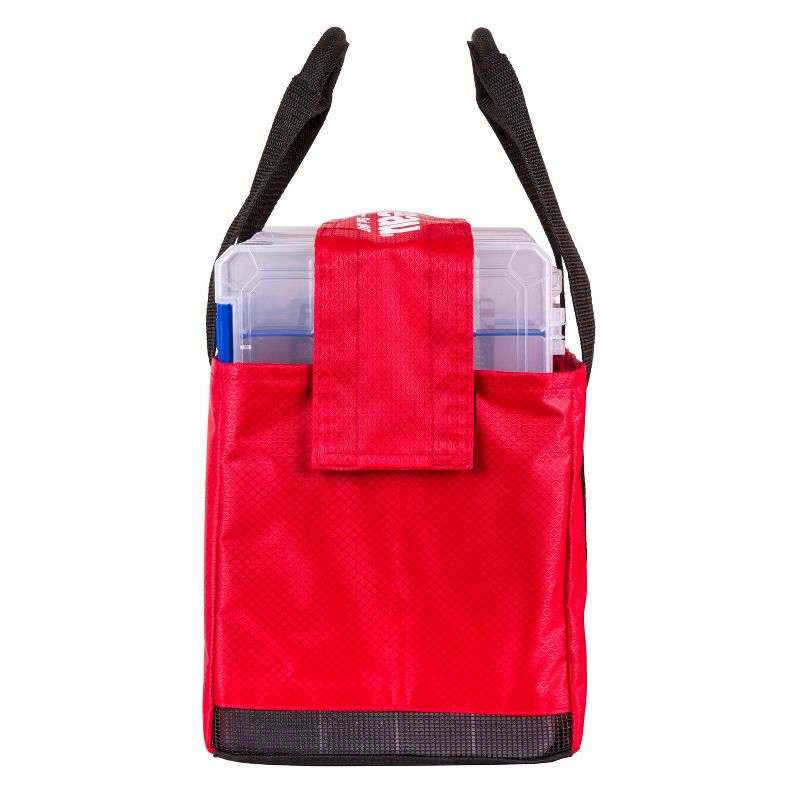 Flambeau Outdoors 4226TT Tuff Tainer 4000 Tote Bag With Mesh sidewall and Reinforced Stitching (Bag Only), Red