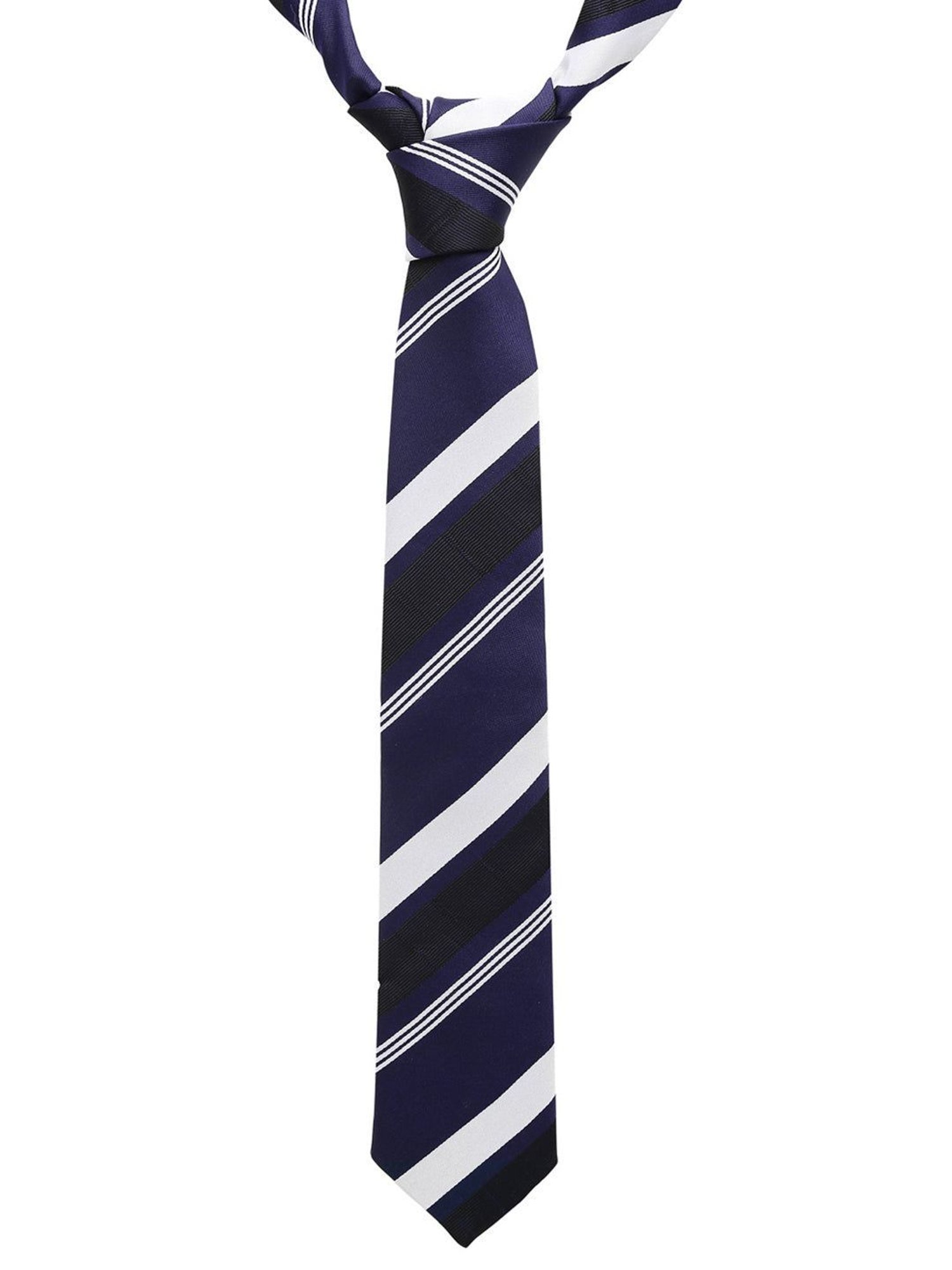 Louis Stitch Blue Striped Necktie Gift Set - Set of 5