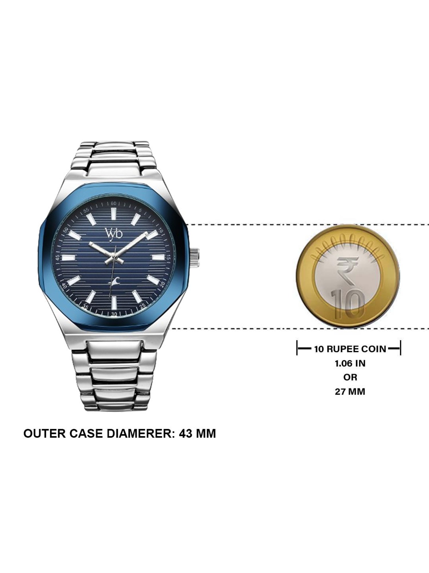 Fastrack Vyb 3.0 FV30012KM02W Analog Watch for Men