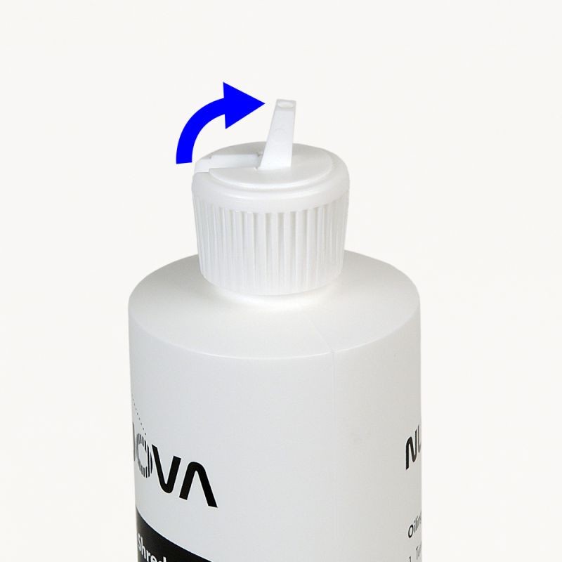 2-Pack Nuova Synthetic Paper Shredder Oil, 12 oz. Bottle with Flip Top Cap