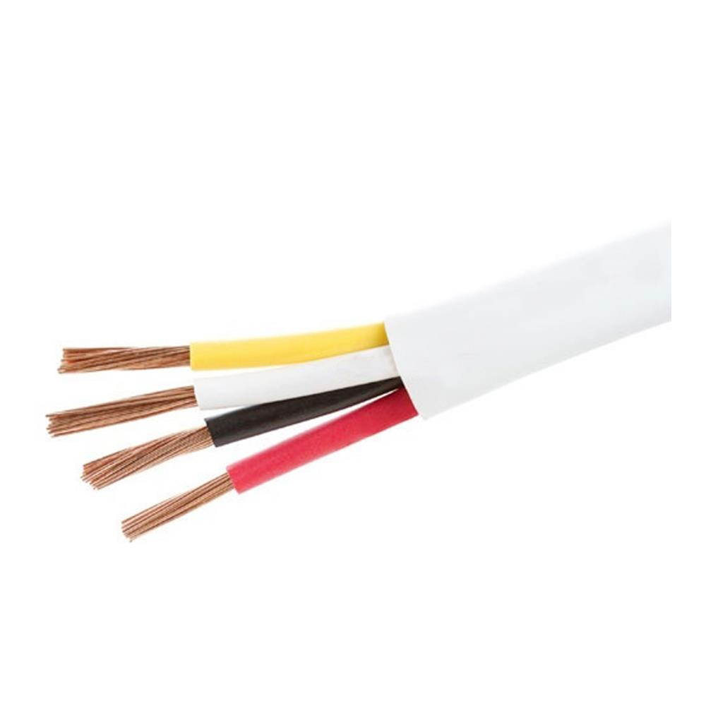 Cmple - 16AWG CL2 Rated 4-Conductor Loud Speaker Cable - w 250ft For In-Wall Installation