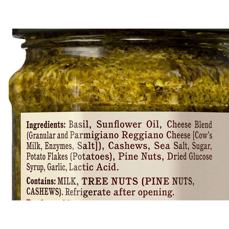Rao's Homemade Basil Pesto Sauce Premium Quality Flavorful Pasta Sauce and Spread - 6.7 oz