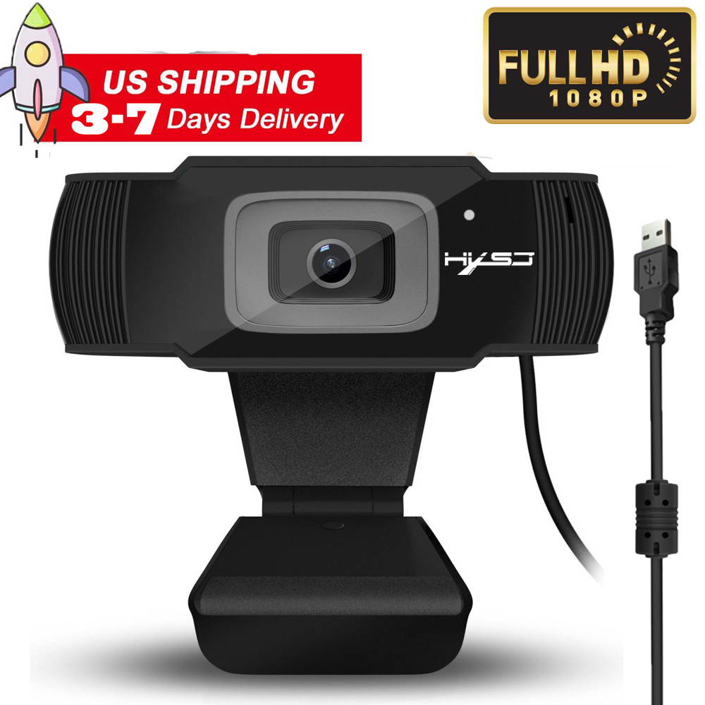 5MP Webcam with Microphone, S70 1080P HD Webcam with Auto Light Correction for Desktop/Laptop, Streaming Computer USB Web Camera for Video Conferencing, Teaching, Streaming, and Gaming