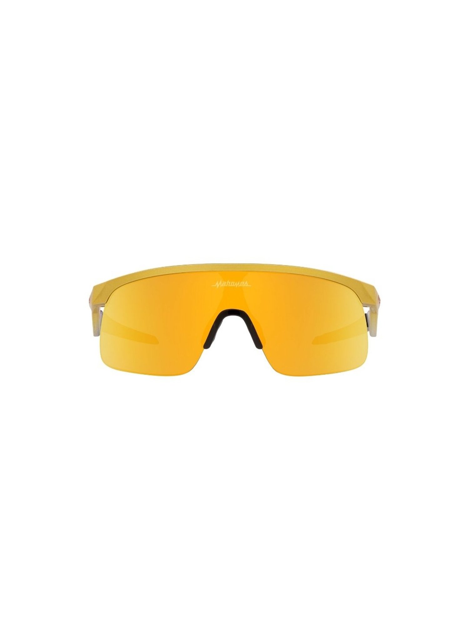 OAKLEY JUNIOR Boys UV Protected Gold Lens Rectangle Sunglasses - 0OJ901090100823