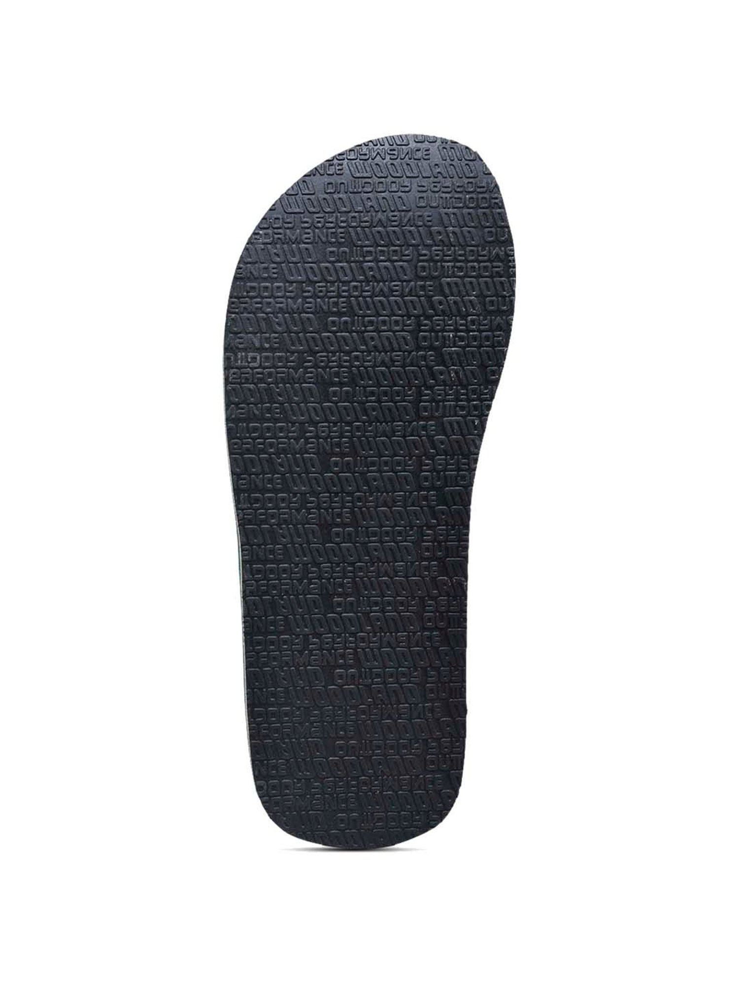 Woodland Men's Teal Green & White Flip Flops