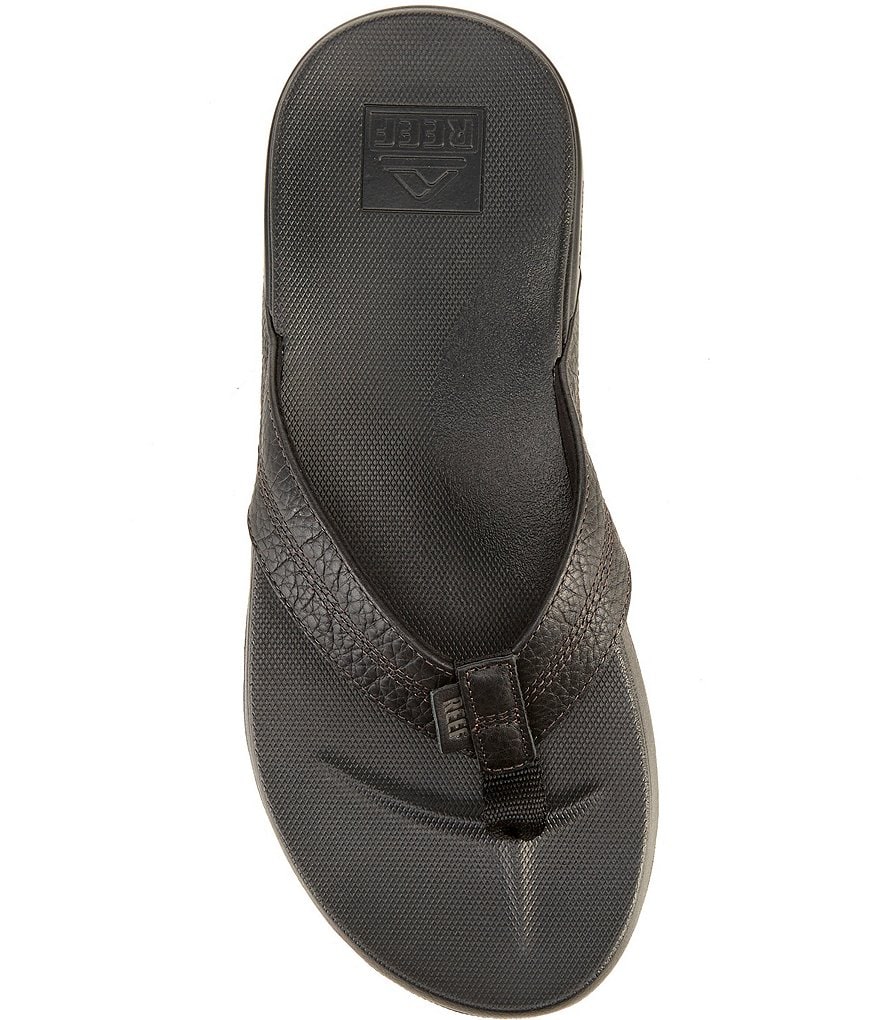 Reef Men's Cushion Bounce Phantom Leather Flip Flops