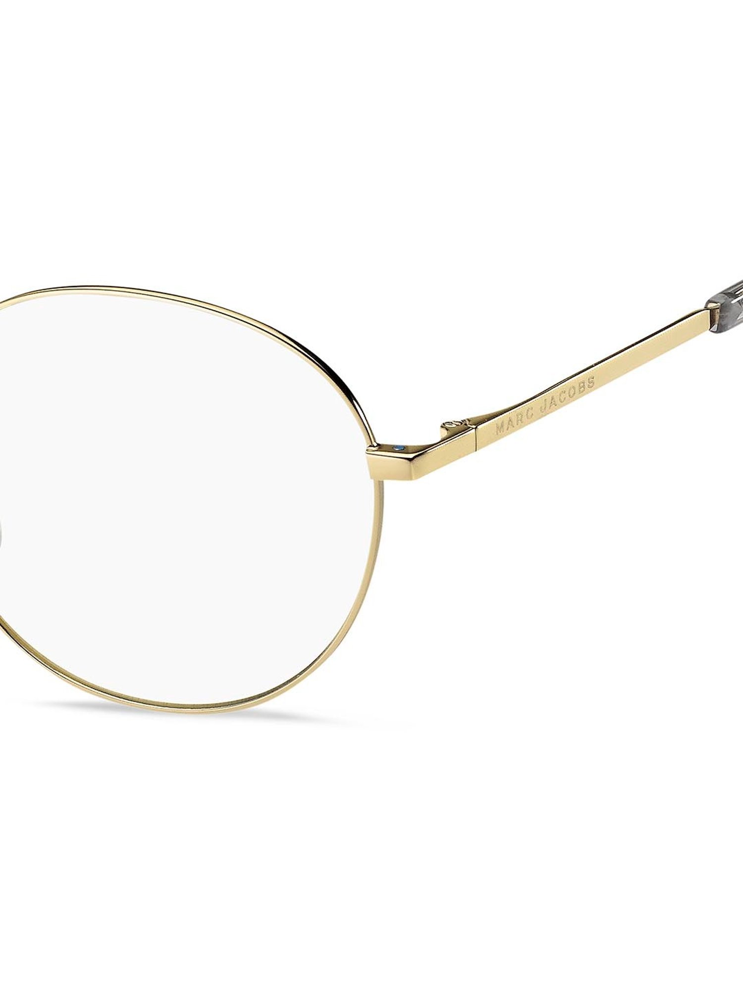 Marc Jacobs Gold Oval Unisex Eye Frames