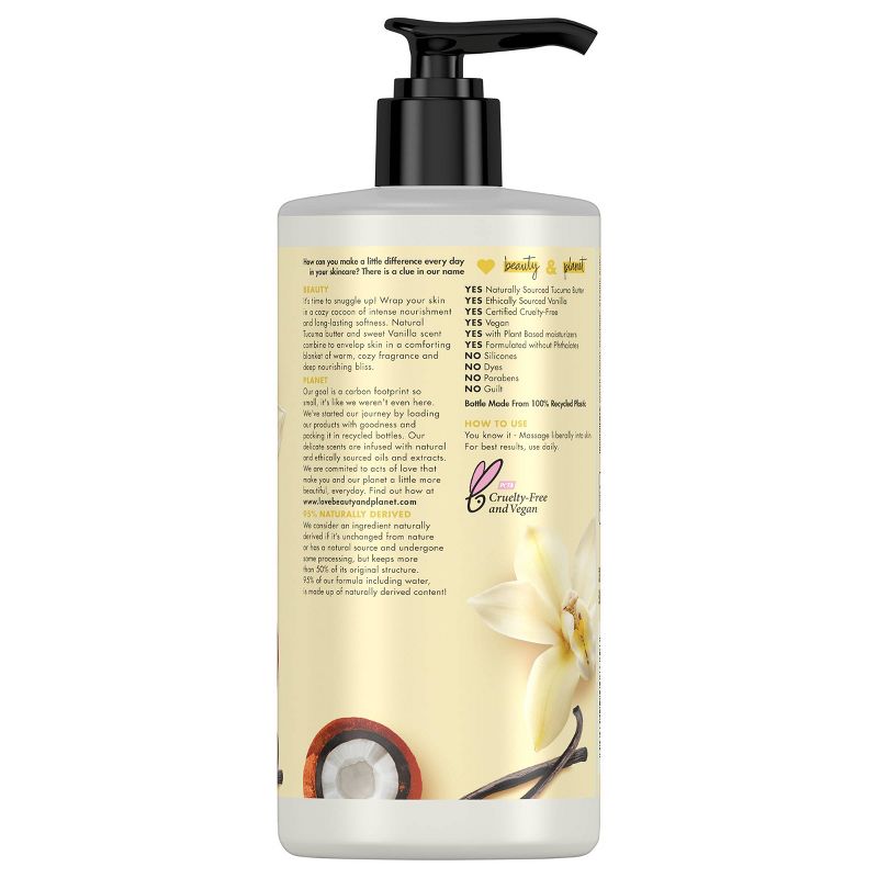 Love Beauty and Planet Tucuma Butter and Sweet Vanilla Body Lotion - 13.5 fl oz