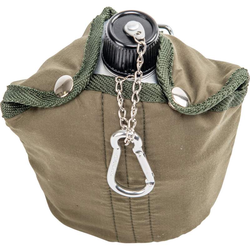 Maxam® 32oz Aluminum Canteen with Cover and Cup