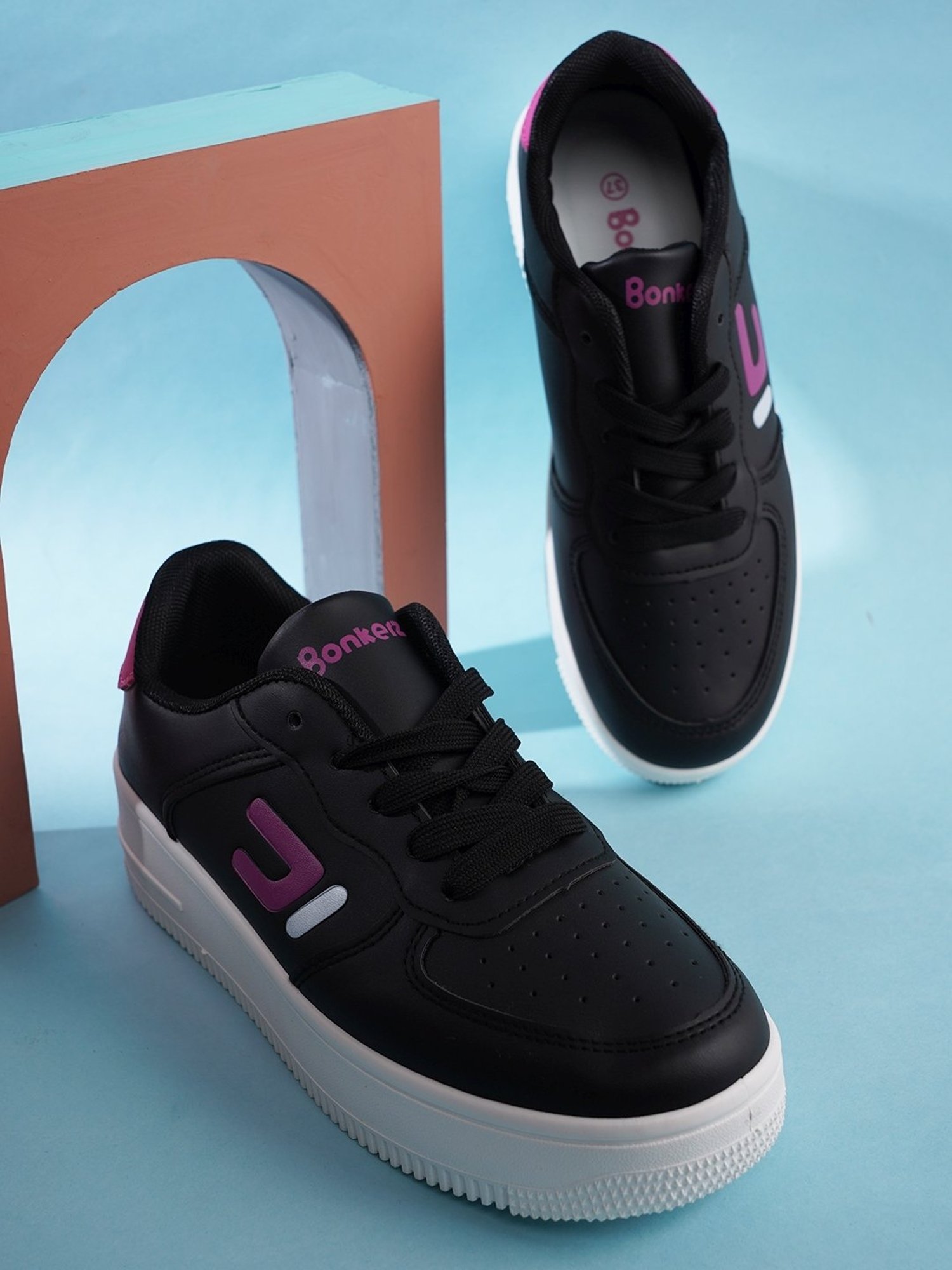 Bonkerz by Iconics Women's Black Sneakers