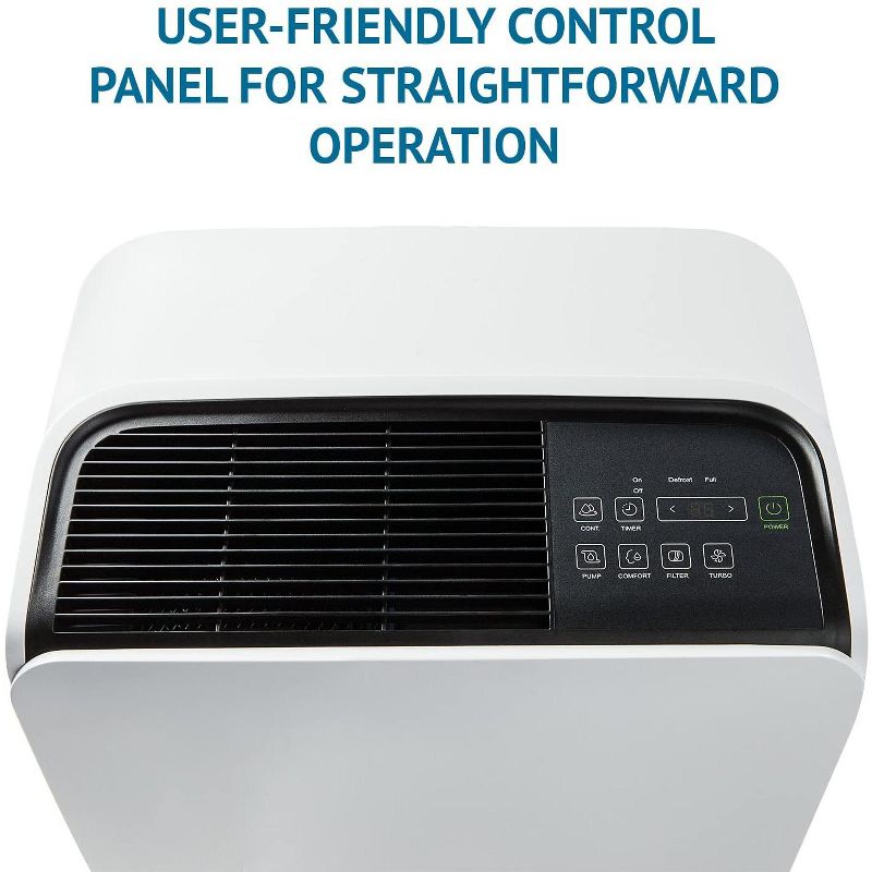 Ivation 95-Pint(60-Pint New DOE) ENERGY STAR Dehumidifier w/ Pump, Super Large Capacity Compressor for Spaces upto 6,000 sq. ft.