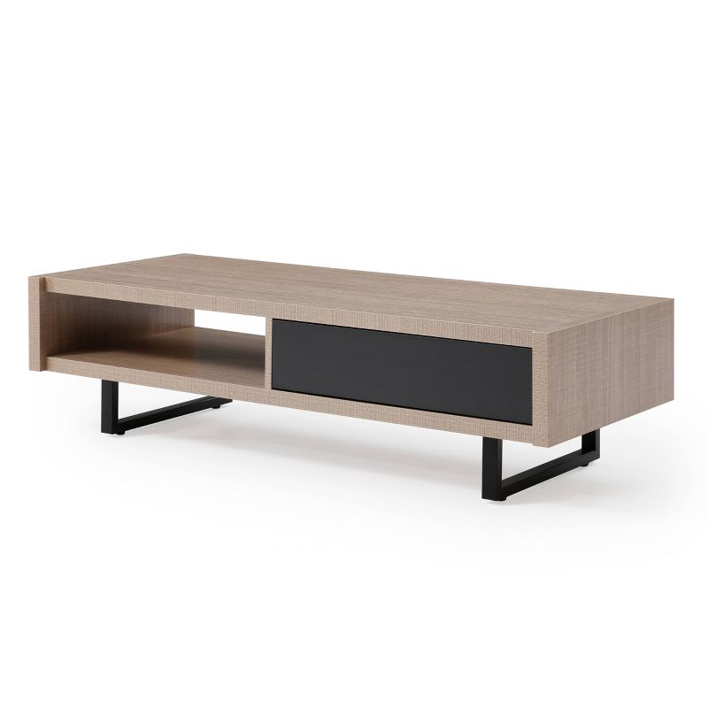 Ash Mid-Century Modern Living Room Coffee Table Tan - AC Pacific