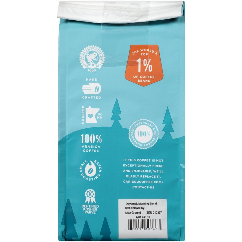 Caribou Coffee Daybreak Morning Blend Light Roast Ground Coffee - 12oz
