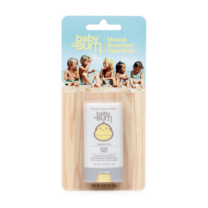 Baby Bum Mineral Sunscreen Tube, SPF 50 - 0.45oz