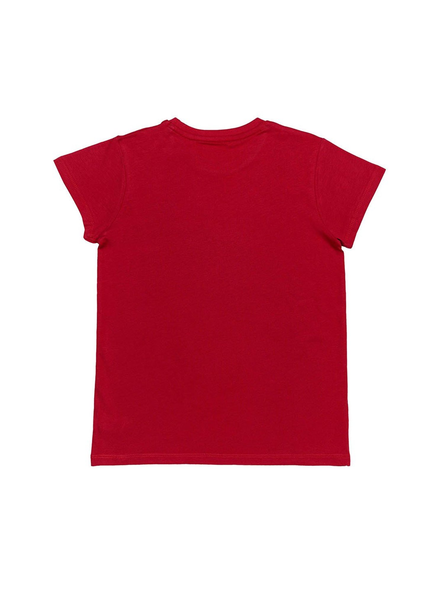 H by Hamleys Girls Maroon Printed T-Shirt