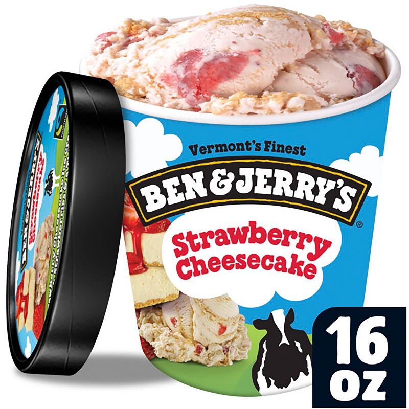 Ben & Jerry's Strawberry Cheesecake Ice Cream - 16oz
