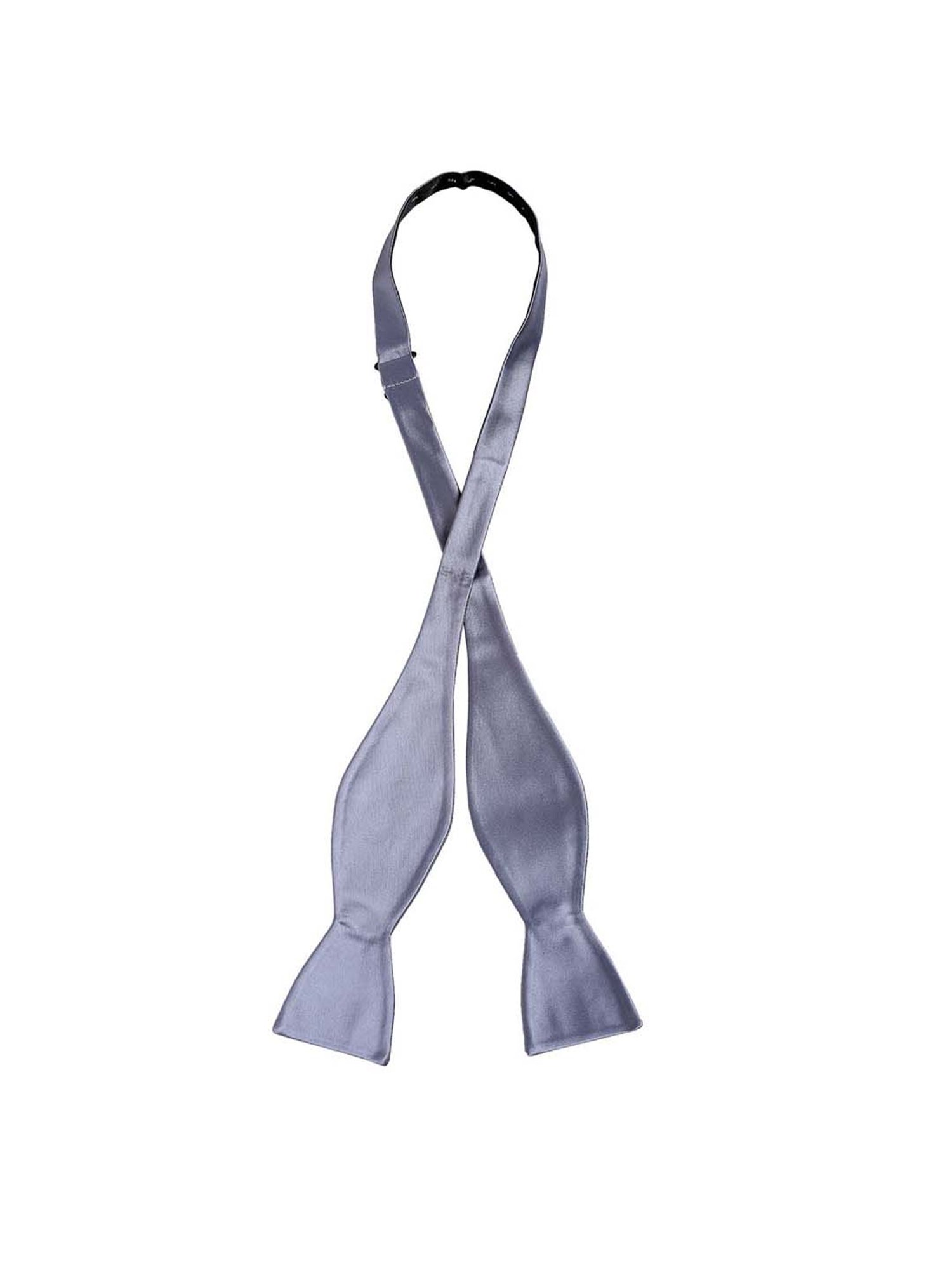 Alvaro Castagnino Grey Solid Bow Tie