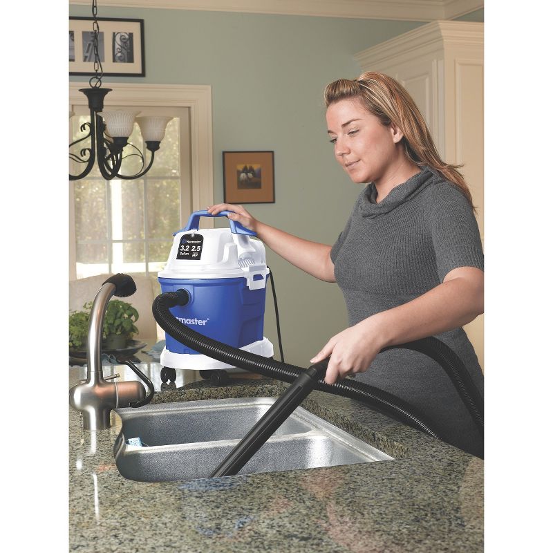 PORTER-CABLE PCX18301-4B 4 Gallon 4Hp Wet/Dry Vacuum, Stainless Steel (Certified Refurbished)