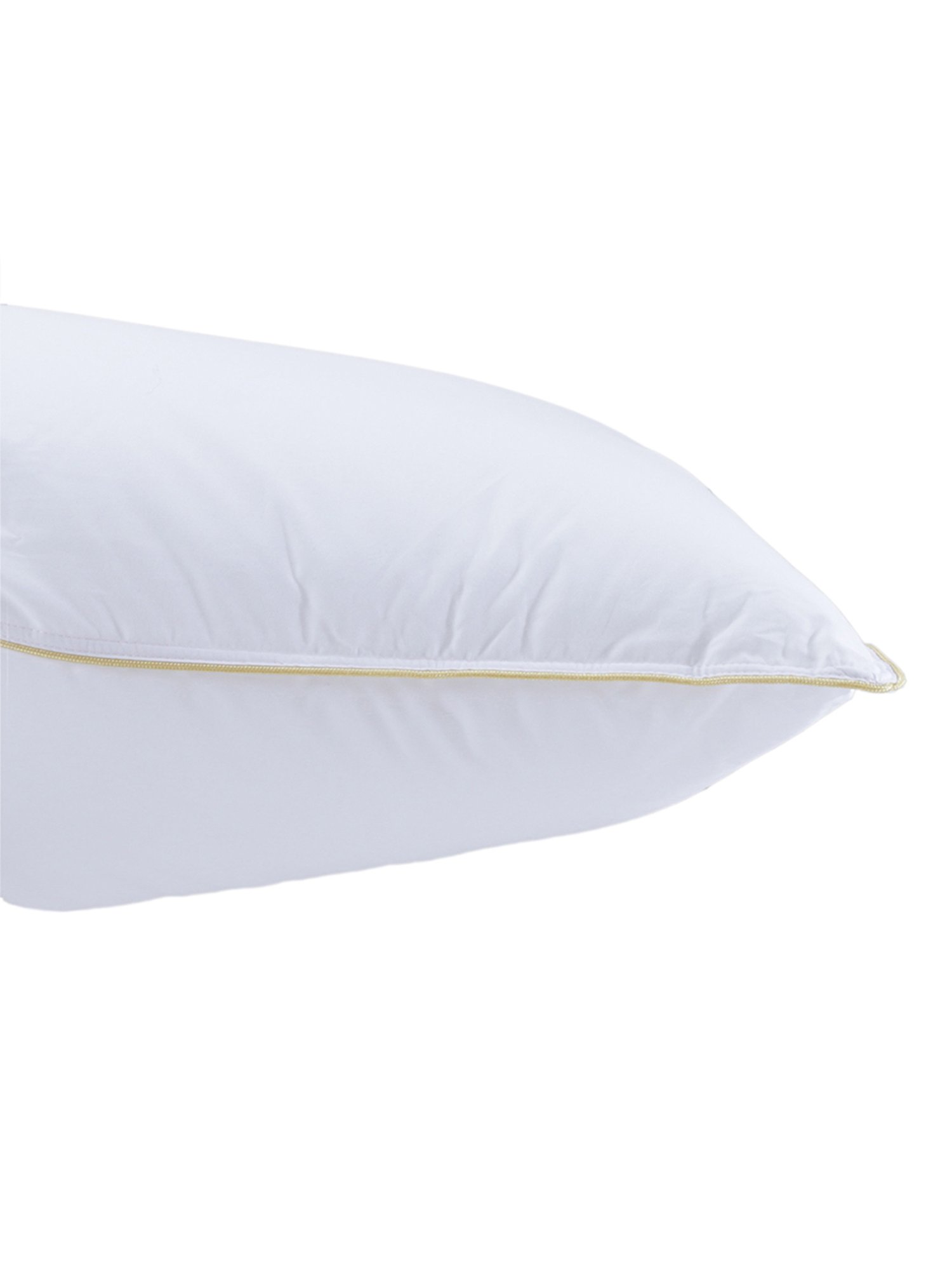 Maspar Essentials Clemmy Solid White Cotton Pillow