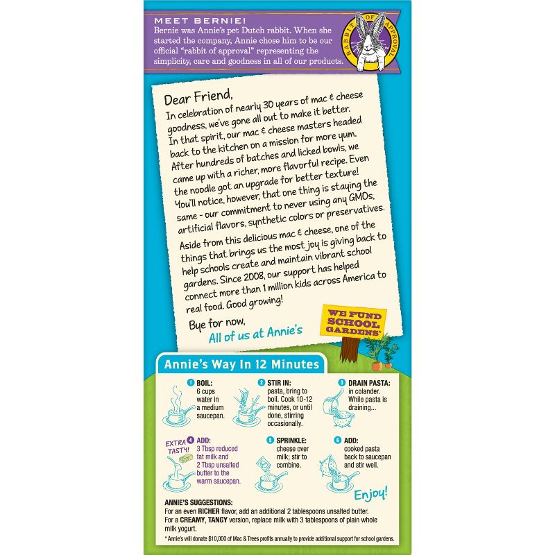 Annie's Organic Mac & Trees Macaroni & Cheese 6 Oz