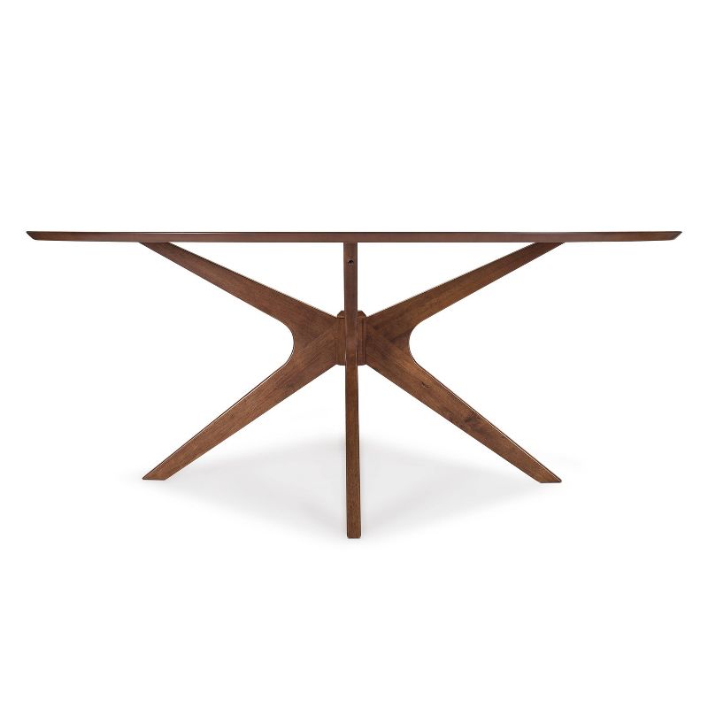 Farrah Oval Dining Table Walnut - Poly and Bark