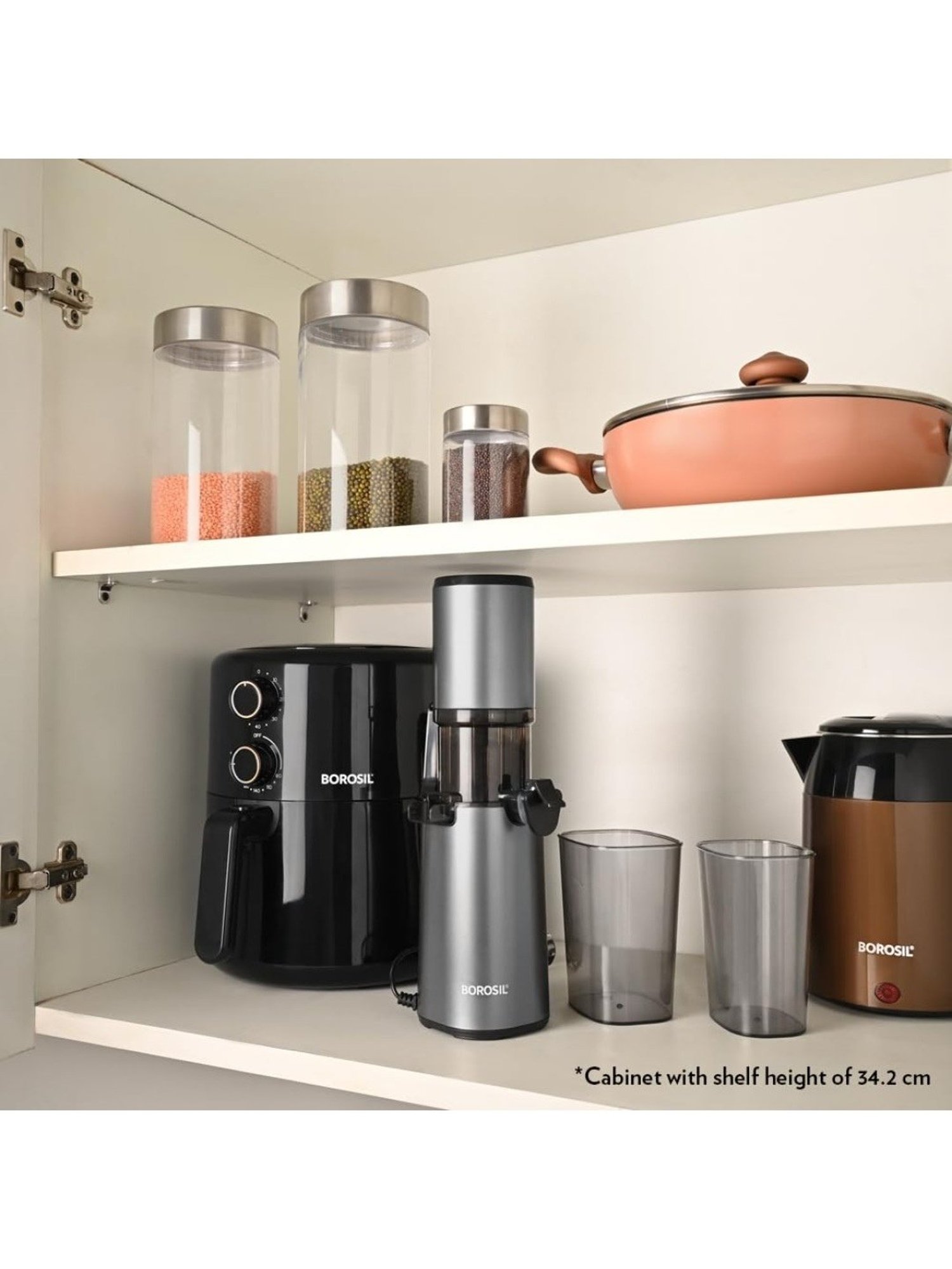 BLACK+DECKER BXCJ0101IN Citrus Juicer 30 Watt 1L (White)