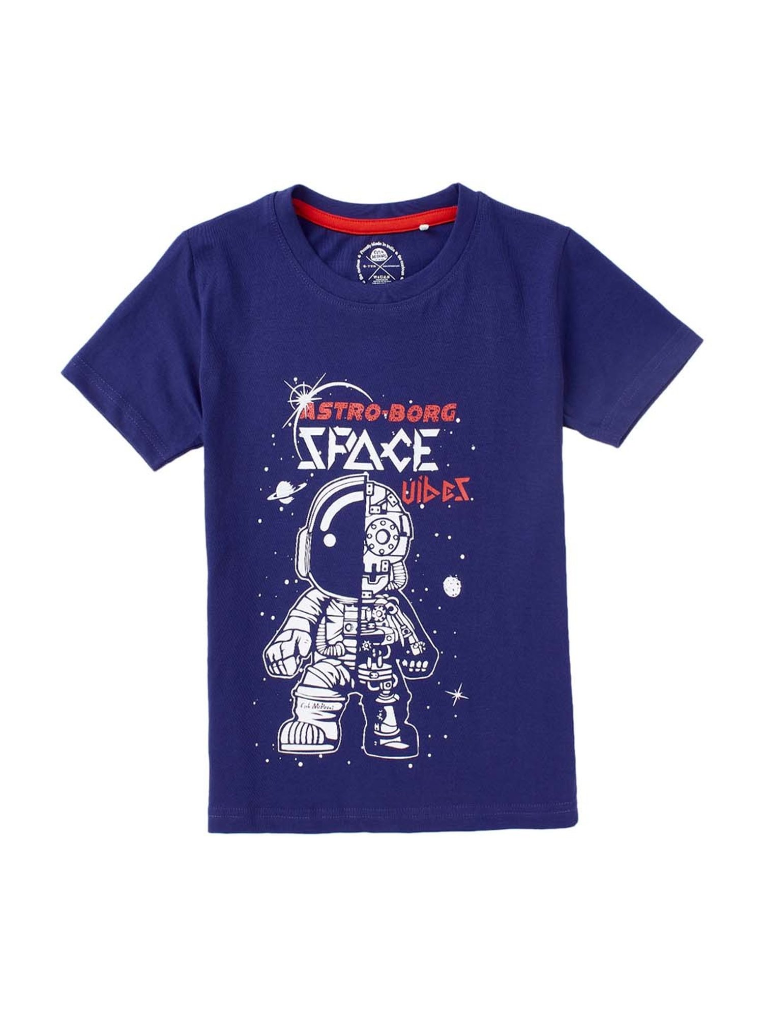 Cub McPaws Kids Multicolor Cotton Printed T-Shirt (Pack of 3)