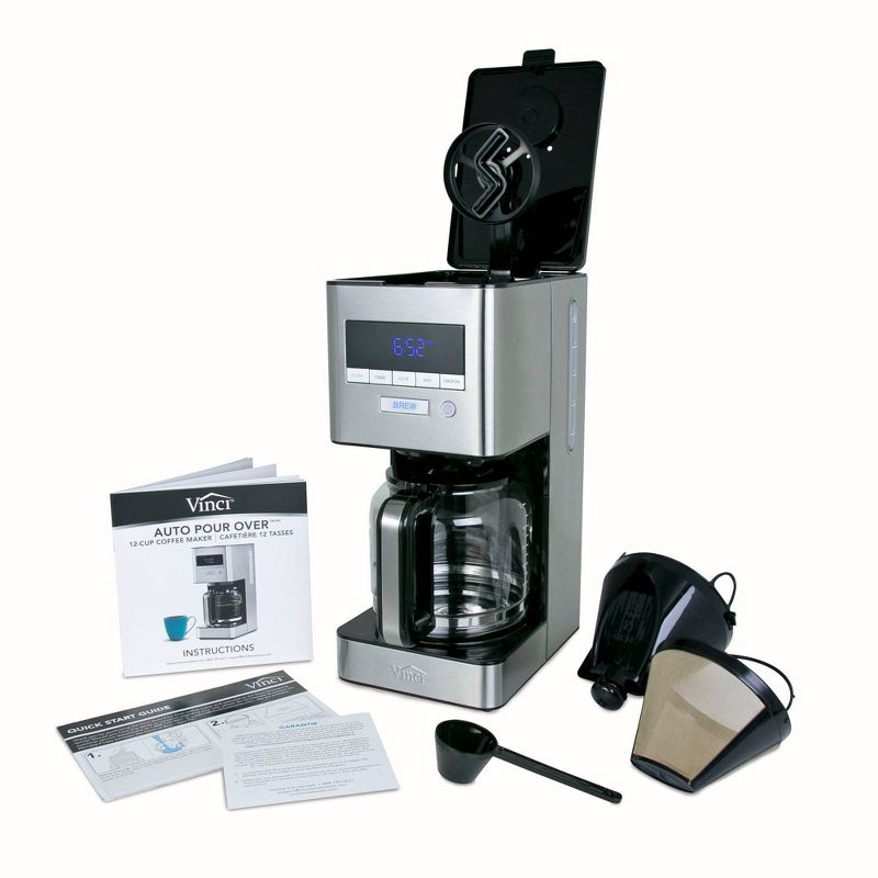 Vinci Auto Pour-Over 12-Cup Coffee Maker - Black