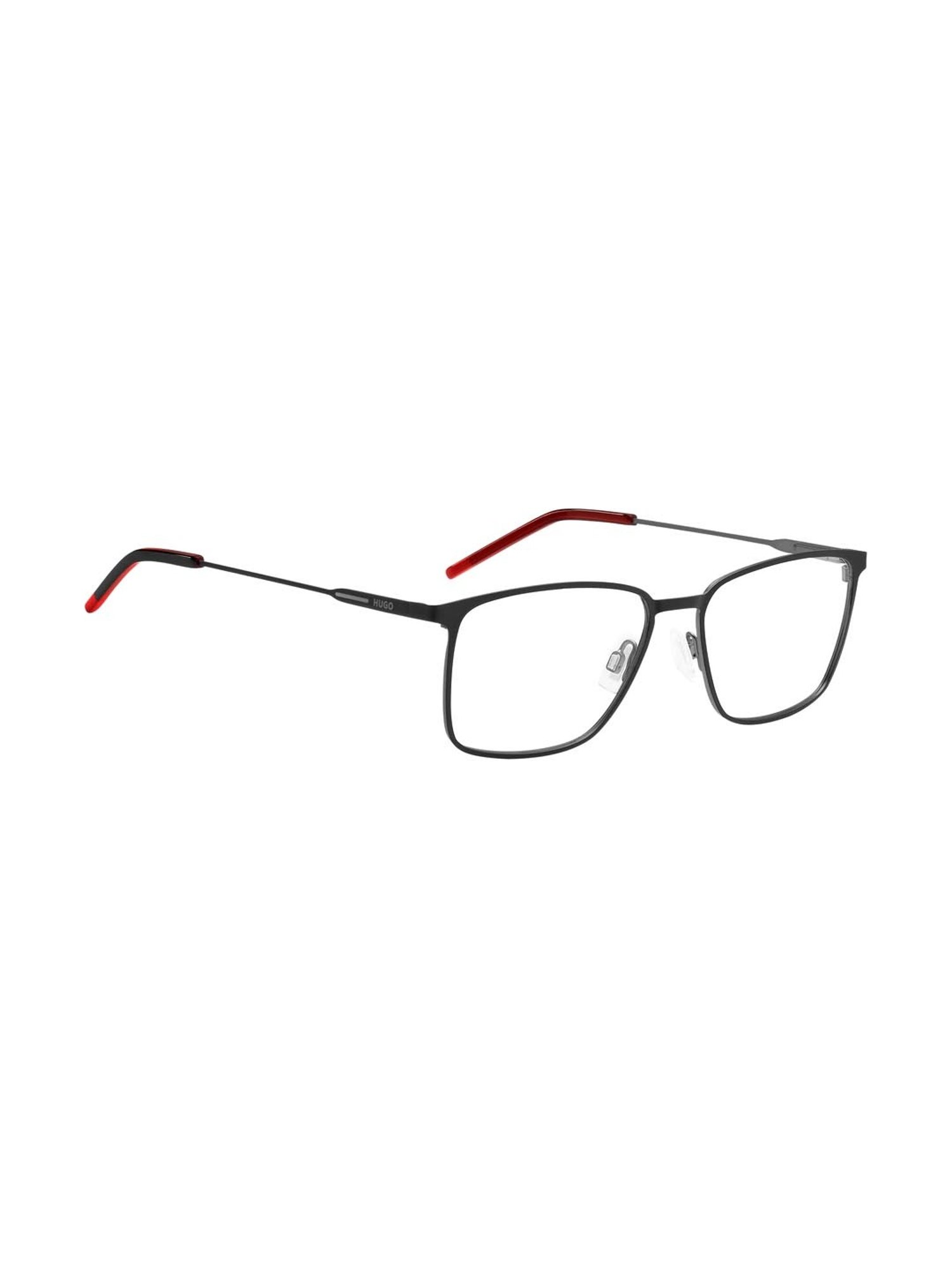 HUGO Black Square Eye Frames for Men