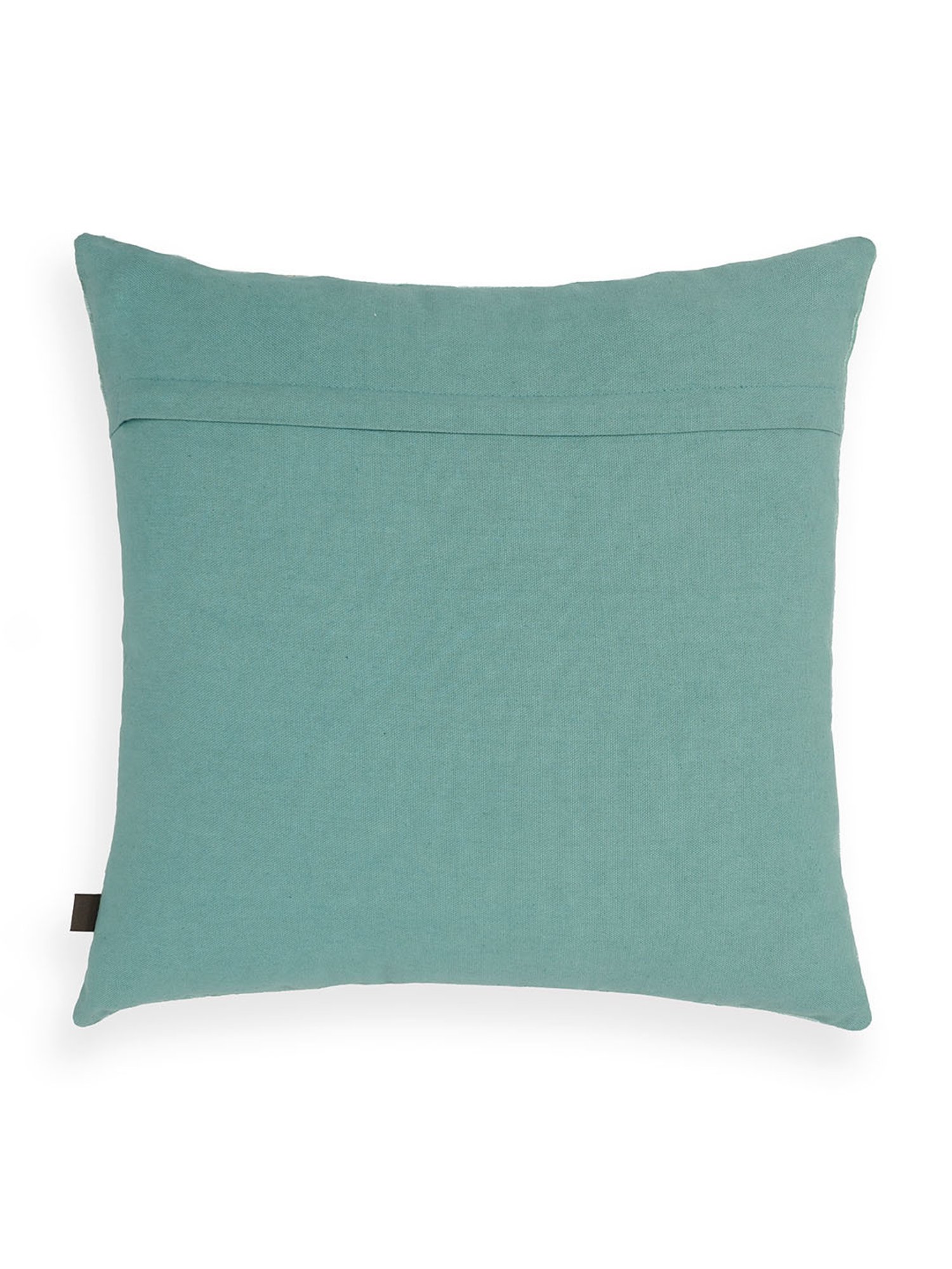 Pure Home and Living Blue Velvet Embroidery Cushion Cover