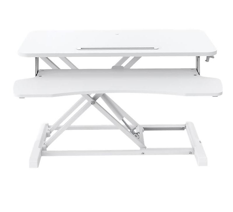 V7 Essential Fixed Height Standing Desk, White (DT2SSW) 