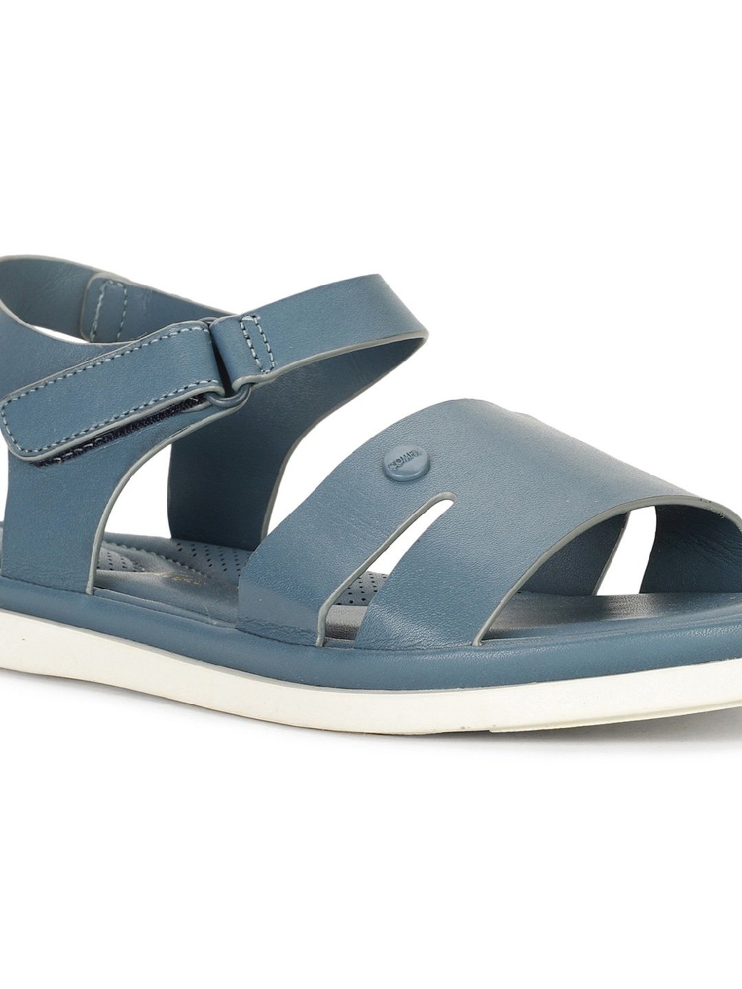 Bata Women's AMY Blue Ankle Strap Sandals