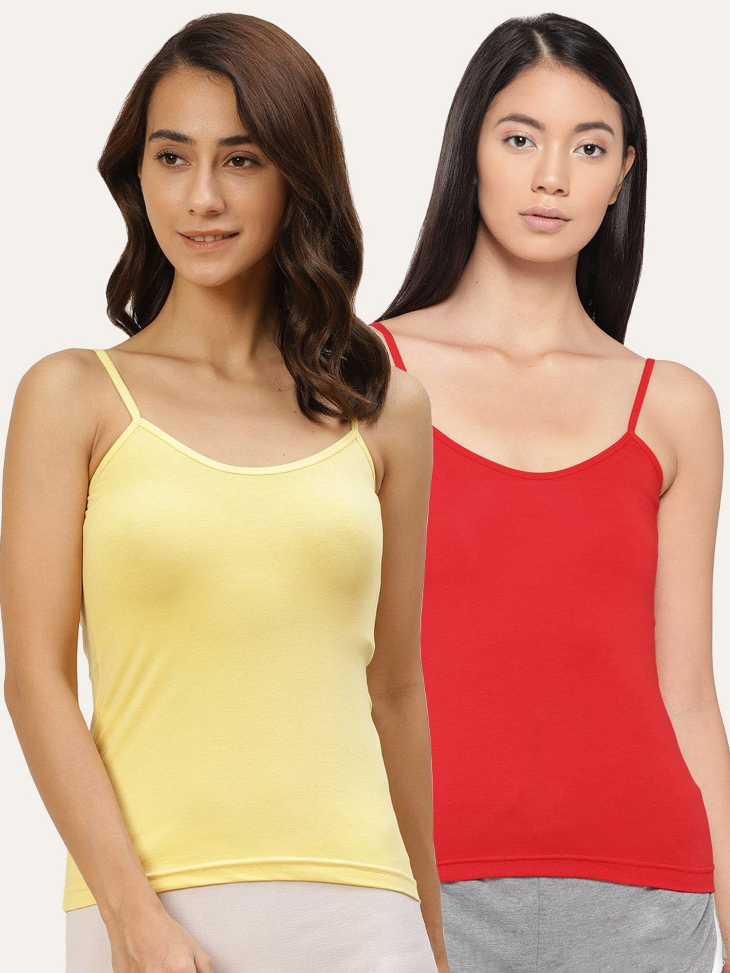 Lady Lyka Multicolor Camisole (Pack of 2)