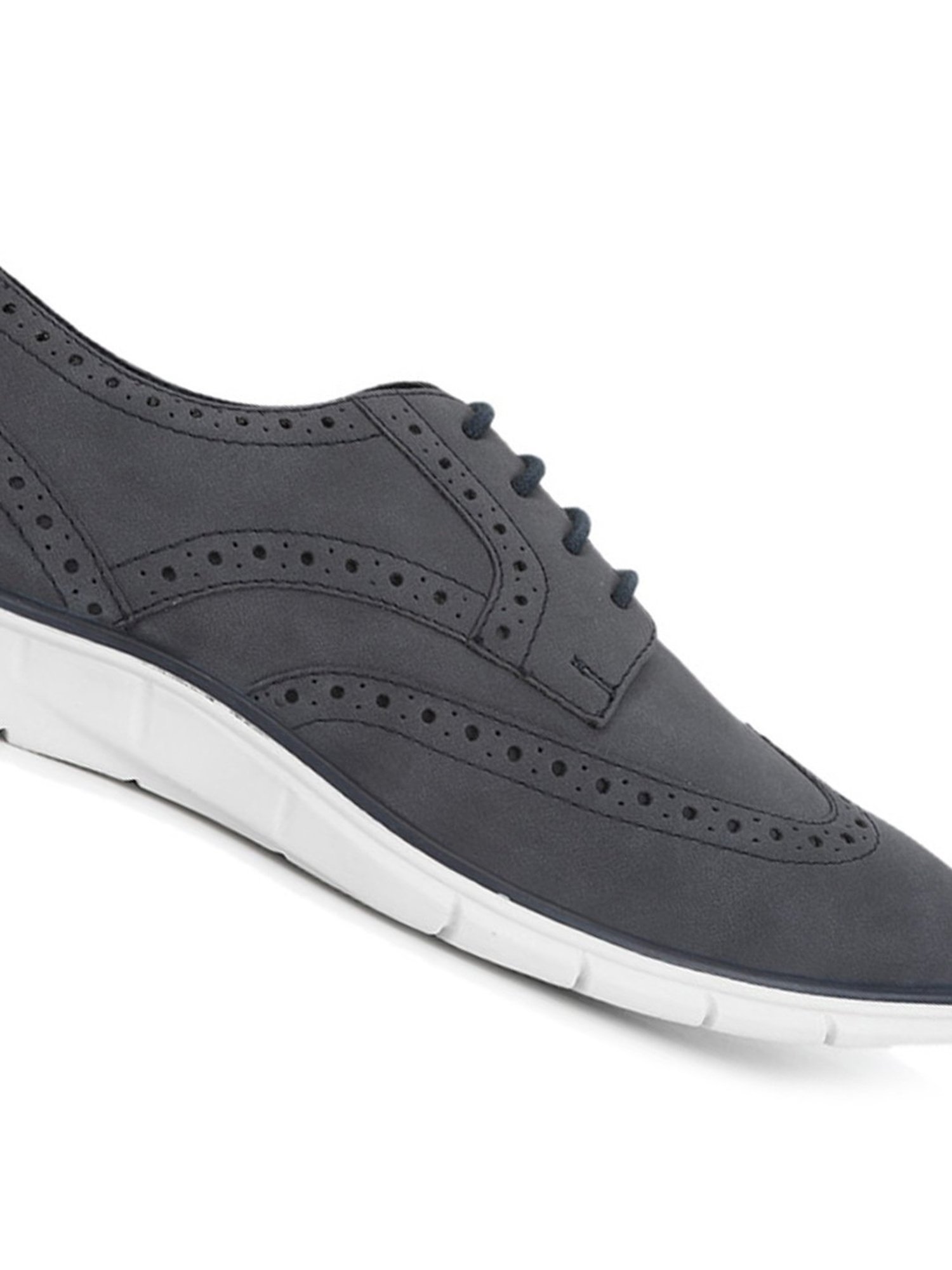 Yoho Men's Midnight Mist Brogue Shoes