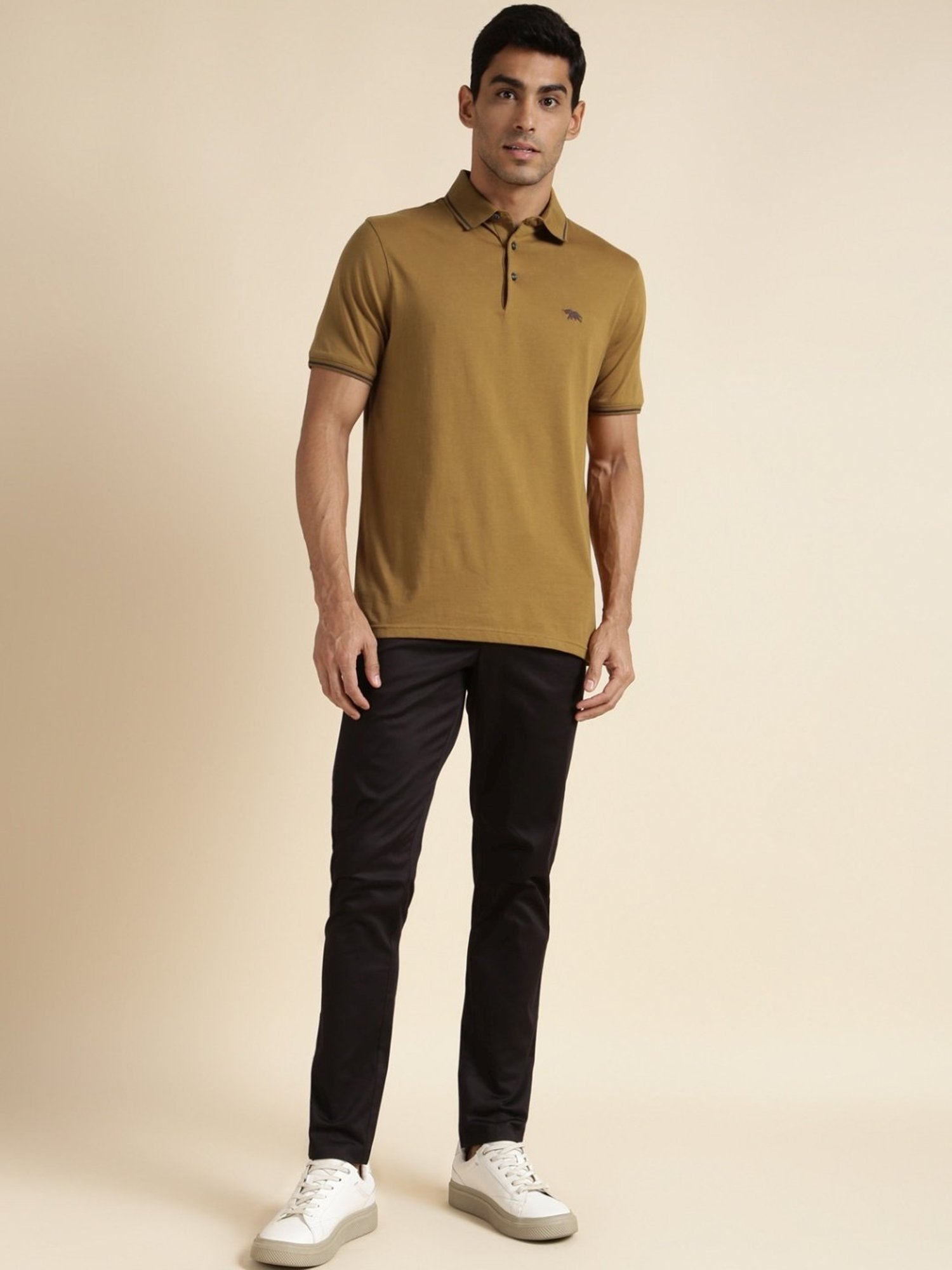 Andamen Green Regular Fit Polo T-Shirt