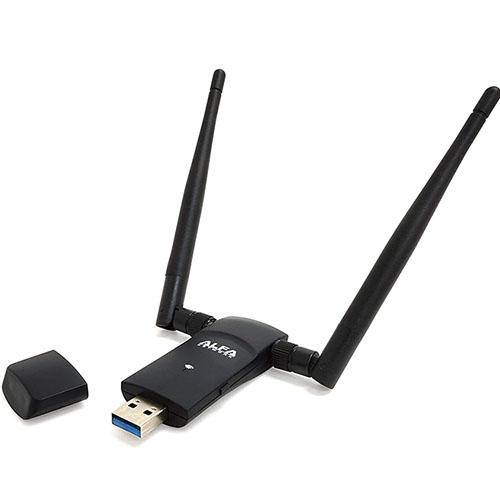 ALFA AWUS036ACU 802.11ac AC1200 Dual Band WiFi USB Dongle + RP-SMA antennas