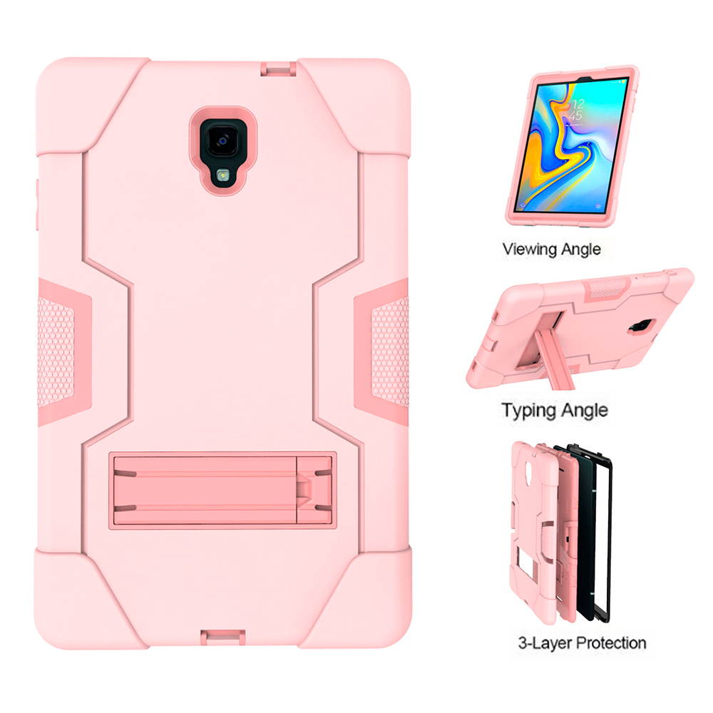Galaxy Tab A 10.5 2018 Case,Mignova 3 Layer Heavy Duty Hybrid Shockproof Silicone+Hard PC Bumper Full-Body Protective Case Cover with Stand for Samsung Galaxy Tab A 10.5 SM-T590/T595