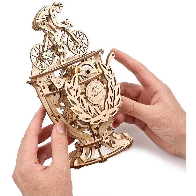 UGears Models UGears Mechanical Models 3D Wooden Puzzle | Automaton Cyclist