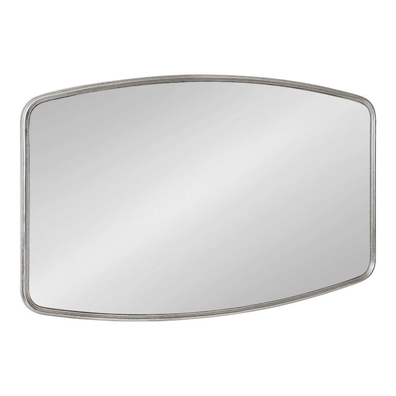 20" x 32" Caskill Irregular Wall Mirror Silver - Kate & Laurel All Things Decor